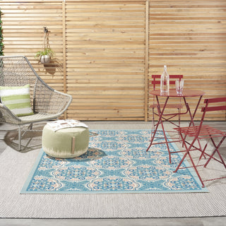 Nourison Sun N' Shade SND90 Blue Area Rug by Waverly Room Image Feature