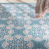 Nourison Sun N' Shade SND90 Blue Area Rug by Waverly Corner Image
