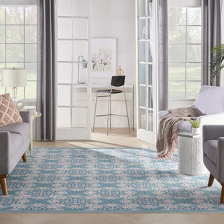 Nourison Sun N' Shade SND90 Blue Area Rug by Waverly Room Image Feature