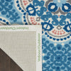 Nourison Sun N' Shade SND90 Blue Area Rug by Waverly Corner Image