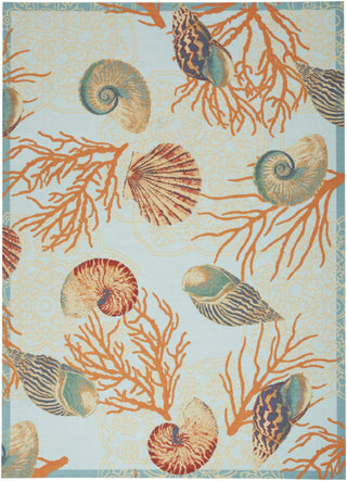 Nourison Sun N' Shade SND92 Light Blue Area Rug by Waverly Main Image