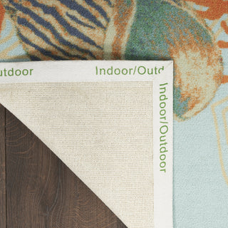 Nourison Sun N' Shade SND92 Light Blue Area Rug by Waverly Corner Image