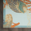 Nourison Sun N' Shade SND92 Light Blue Area Rug by Waverly Detail Image