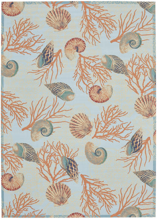 Nourison Sun N' Shade SND92 Light Blue Area Rug by Waverly Main Image