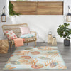Nourison Sun N' Shade SND92 Light Blue Area Rug by Waverly Corner Image