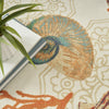 Nourison Wav01/Sun and Shade SND92 Ivory/Multi Area Rug by Waverly Corner Image