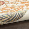 Nourison Wav01/Sun and Shade SND92 Ivory/Multi Area Rug by Waverly Corner Image