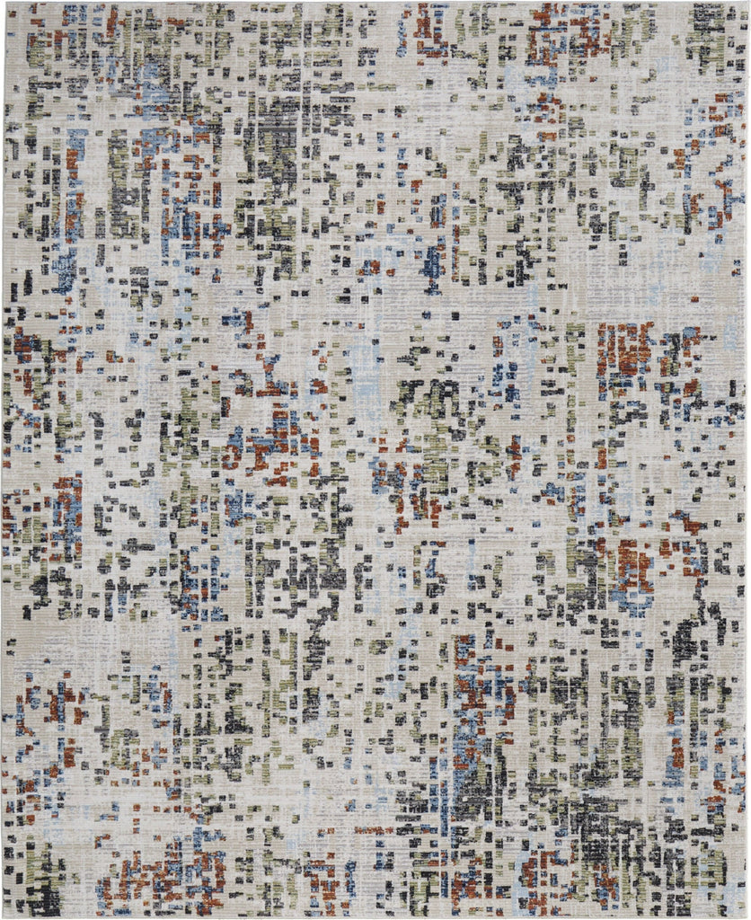 Feizy Sonora 39NVF Ivory/Green/Blue Area Rug