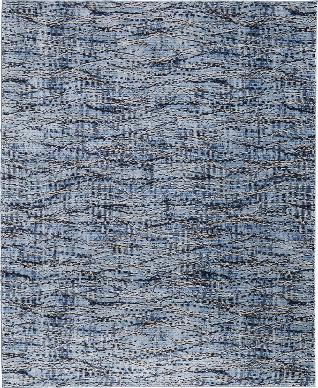Feizy Sonora 39NXF Blue/Ivory/Tan Area Rug