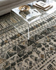 Loloi Sojourn RG-01 Metal Area Rug Corner Image