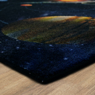 Mohawk Home Prismatic Solar System Black Area Rug