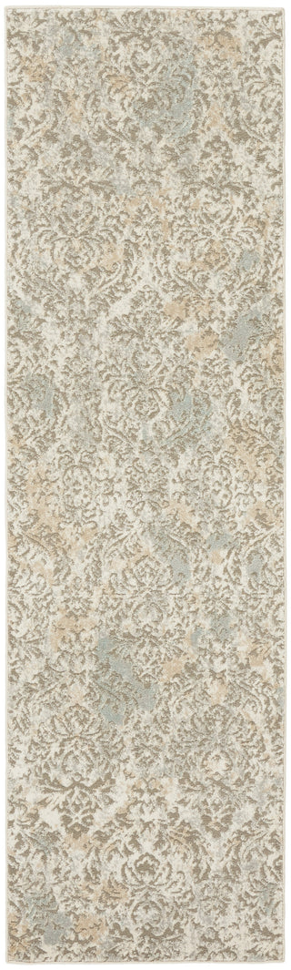 Nourison Soma SOM05 Grey/Ivory Area Rug main image