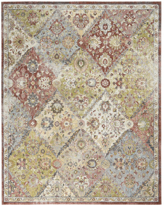 Nourison Soraya SOR01 Terracotta Multicolor Area Rug Main Image