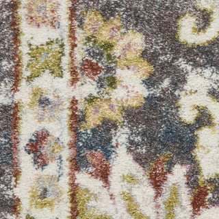 Nourison Soraya SOR02 Charcoal Multi Area Rug Swatch Image