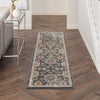 Nourison Soraya SOR02 Charcoal Multi Area Rug Corner Image