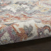 Nourison Soraya SOR04 Blue Multicolor Area Rug Corner Image