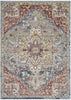 Nourison Soraya SOR04 Blue Multicolor Area Rug main image