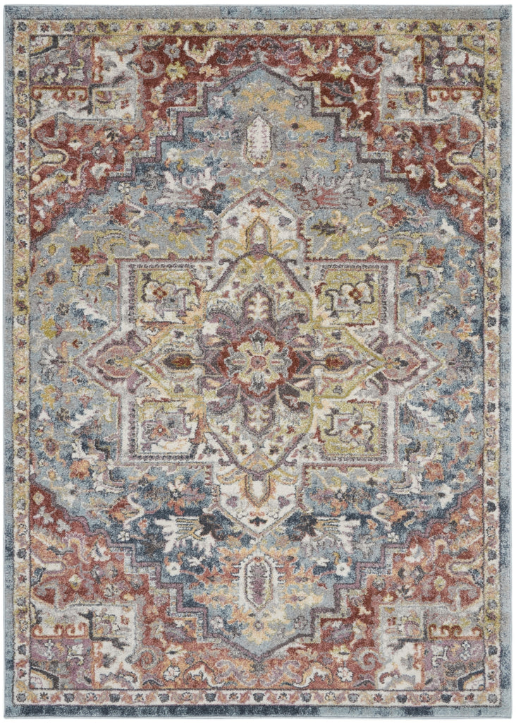 Nourison Soraya SOR04 Blue Multicolor Area Rug main image