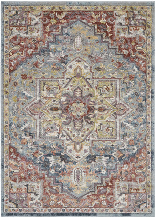 Nourison Soraya SOR04 Blue Multicolor Area Rug main image
