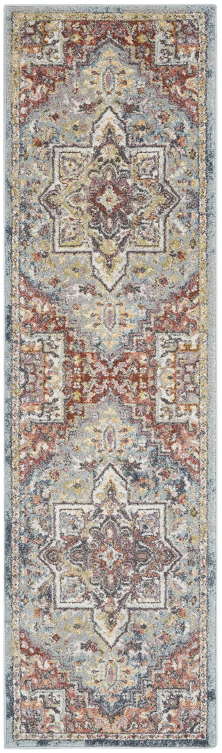 Nourison Soraya SOR04 Blue Multicolor Area Rug Main Image