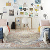 Nourison Soraya SOR04 Blue Multicolor Area Rug Room Image Feature
