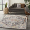 Nourison Soraya SOR04 Charcoal Multi Area Rug Corner Image