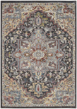 Nourison Soraya SOR04 Charcoal Multi Area Rug main image