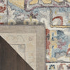 Nourison Soraya SOR04 Charcoal Multi Area Rug Corner Image
