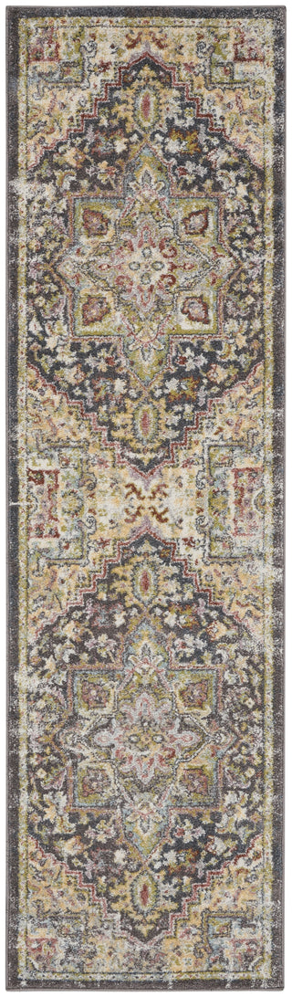 Nourison Soraya SOR04 Charcoal Multi Area Rug Main Image