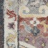 Nourison Soraya SOR04 Charcoal Multi Area Rug Swatch Image