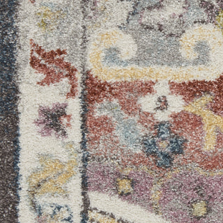 Nourison Soraya SOR04 Charcoal Multi Area Rug Swatch Image