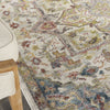 Nourison Soraya SOR04 Ivory Multicolor Area Rug Corner Image
