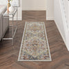 Nourison Soraya SOR04 Ivory Multicolor Area Rug Corner Image