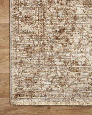 Loloi II Sorrento SOR-01 Bark/Natural Area Rug Corner Image