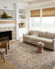 Loloi II Sorrento SOR-01 Bark/Natural Area Rug Lifestyle Image Feature