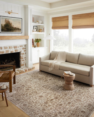 Loloi II Sorrento SOR-01 Bark/Natural Area Rug Lifestyle Image Feature