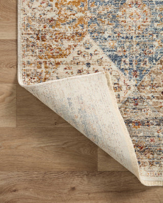 Loloi II Sorrento SOR-02 Ivory/Multi Area Rug Backing Image