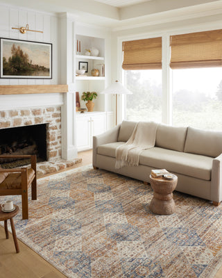 Loloi II Sorrento SOR-02 Ivory/Multi Area Rug Lifestyle Image Feature