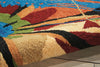 Nourison South Beach SOU01 Black Area Rug Corner Image