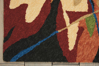 Nourison South Beach SOU01 Black Area Rug Detail Image