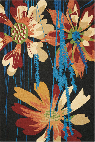 Nourison South Beach SOU01 Black Area Rug main image
