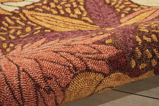 Nourison South Beach SOU07 Spice Area Rug Corner Image