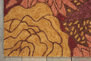 Nourison South Beach SOU07 Spice Area Rug Detail Image