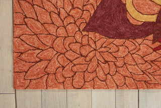 Nourison South Beach SOU07 Spice Area Rug Detail Image