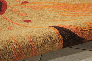 Nourison South Beach SOU19 Multicolor Area Rug Corner Image