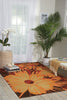 Nourison South Beach SOU19 Multicolor Area Rug Corner Image