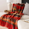 Surya Stowe SOW-1004 Red Throw Style Shot