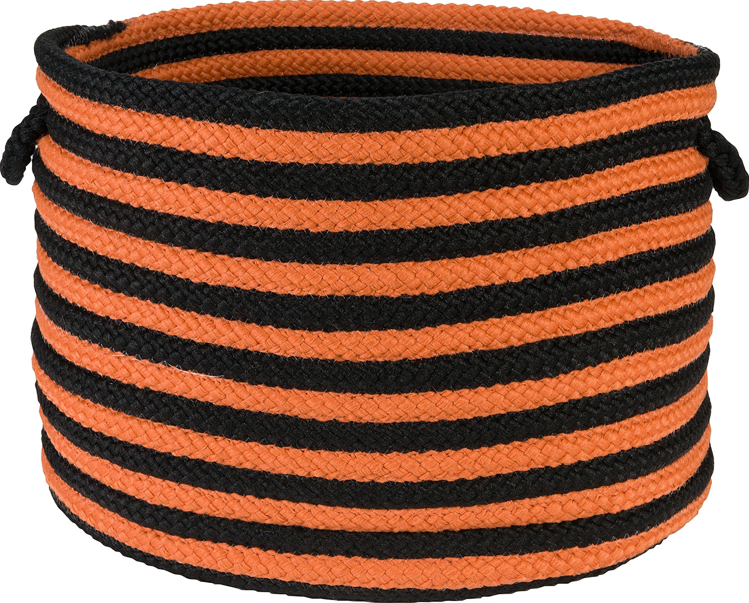 Colonial Mills Spunky Stripe Basket SP24 Orange and Black