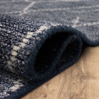 Karastan Tangier Spartel Blue Steel Area Rug Detail Image