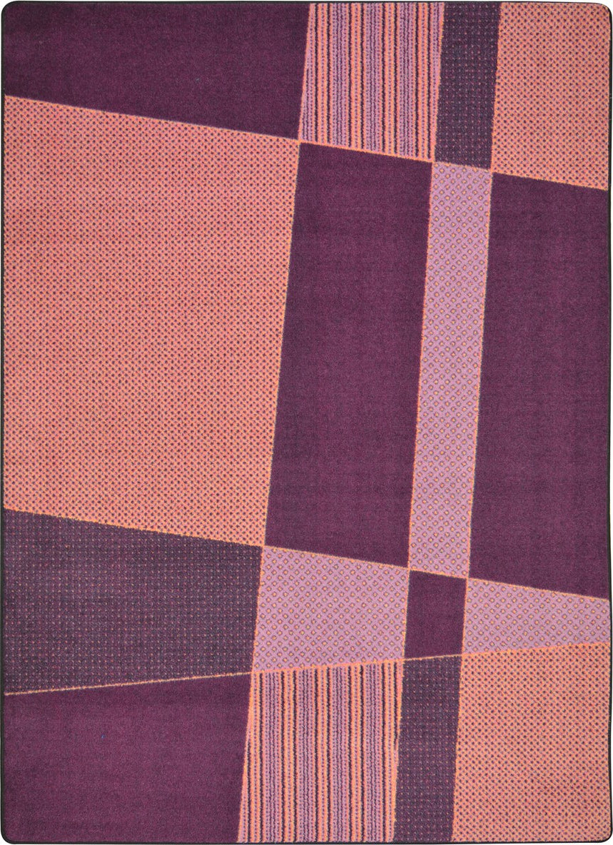 Joy Carpets Kid Essentials Spazz Purple Area Rug